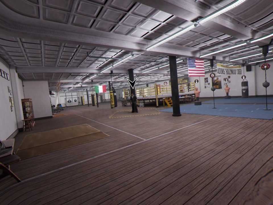 Creed: Rise to Glory (PlayStation 4) screenshot: Mighty Mick's gym