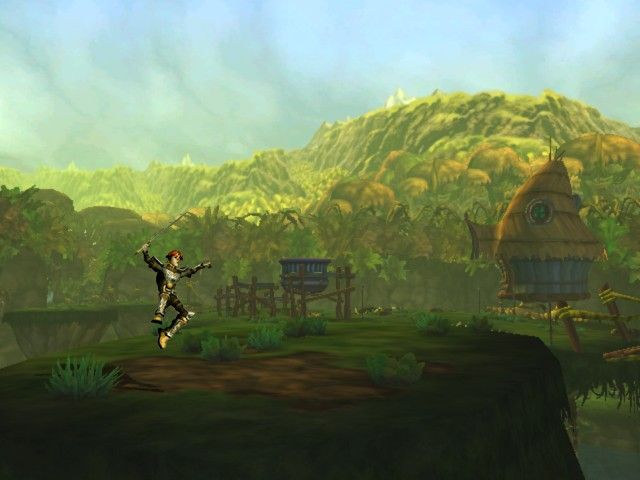 Knight's Apprentice: Memorick's Adventures (Xbox) screenshot: Valley of No Return