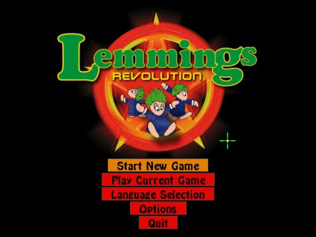 Lemmings Revolution (Windows) screenshot: Menu