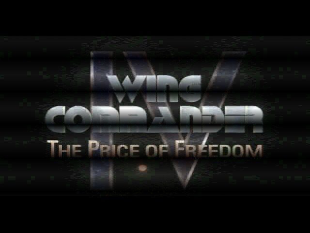 Wing Commander IV: The Price of Freedom (DOS) screenshot: Title