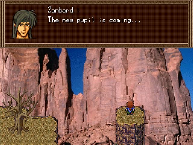 Laxius Power II (Windows) screenshot: The impressive mountains of Fanta