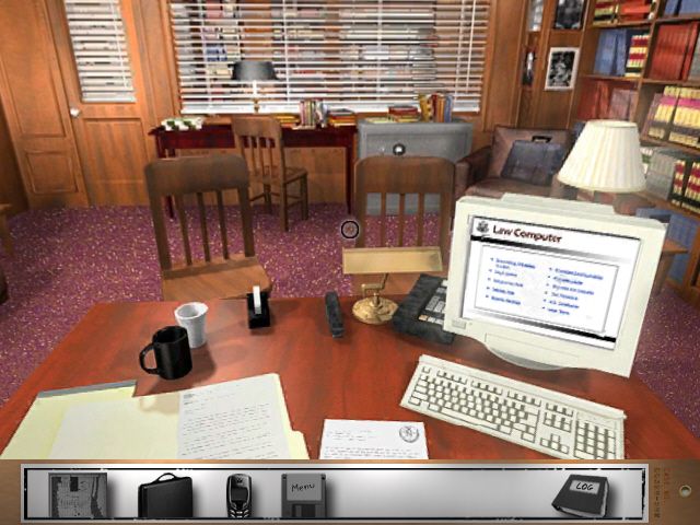 Law & Order II: Double or Nothing (Windows) screenshot: Your desk