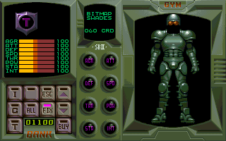 Speedball 2: Brutal Deluxe (Amiga CD32) screenshot: Upgrading players