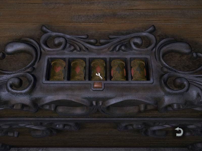 Still Life (Windows) screenshot: A strange combination lock secures her grandfather's attic chest.