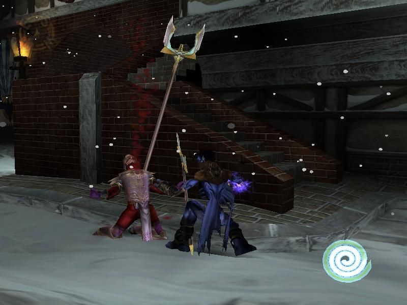 Legacy of Kain: Soul Reaver 2 (Windows) screenshot: This fellow wasn't lucky to meet you...
