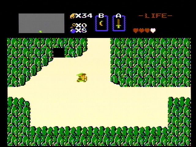 The Legend of Zelda (NES) screenshot: Starting a new game