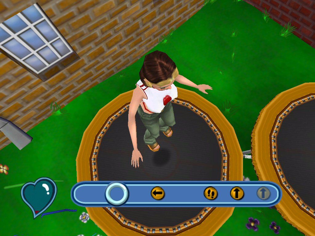 Leisure Suit Larry: Magna Cum Laude (Windows) screenshot: The trampoline game