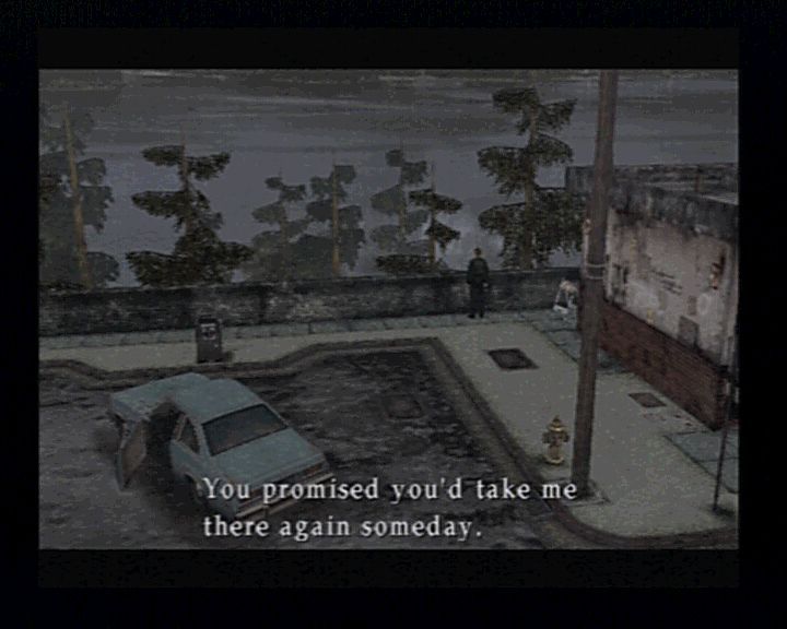 Silent Hill 2 (PlayStation 2) screenshot: The game sets you in the right mood as soon as you read Mary's letter.