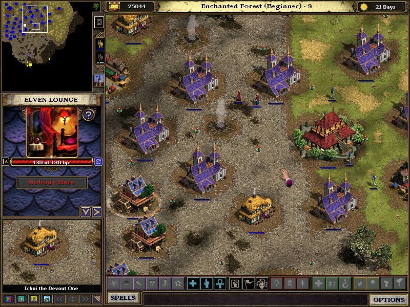 Majesty: The Fantasy Kingdom Sim (Windows) screenshot: Elf Village