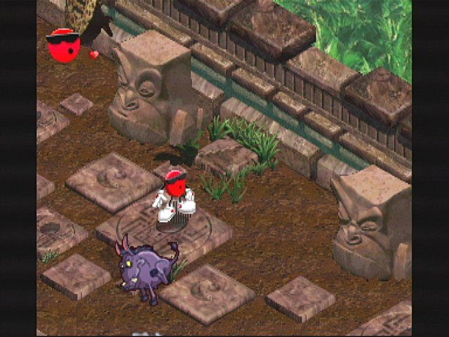 Spot Goes to Hollywood (SEGA Saturn) screenshot: Outside the Temple