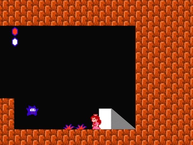 Super Mario Bros. 2 (NES) screenshot: Secret level