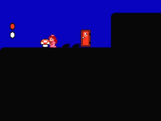 Super Mario Bros. 2 (NES) screenshot: Bonus level