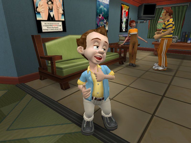 Leisure Suit Larry: Magna Cum Laude (Uncut and Uncensored!) (Windows) screenshot: Larry Enjoying