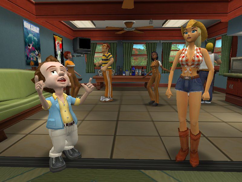 Leisure Suit Larry: Magna Cum Laude (Uncut and Uncensored!) (Windows) screenshot: Larry Won the Dance with Sally
