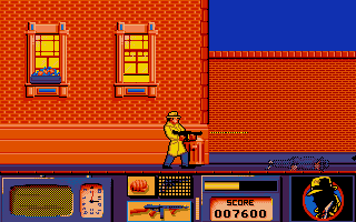 Dick Tracy (DOS) screenshot: eat this...