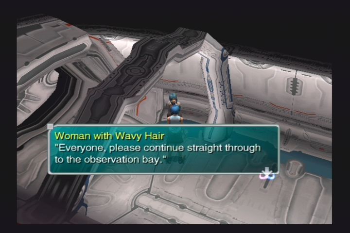 Star Ocean: Till the End of Time (PlayStation 2) screenshot: Inside the transport ship