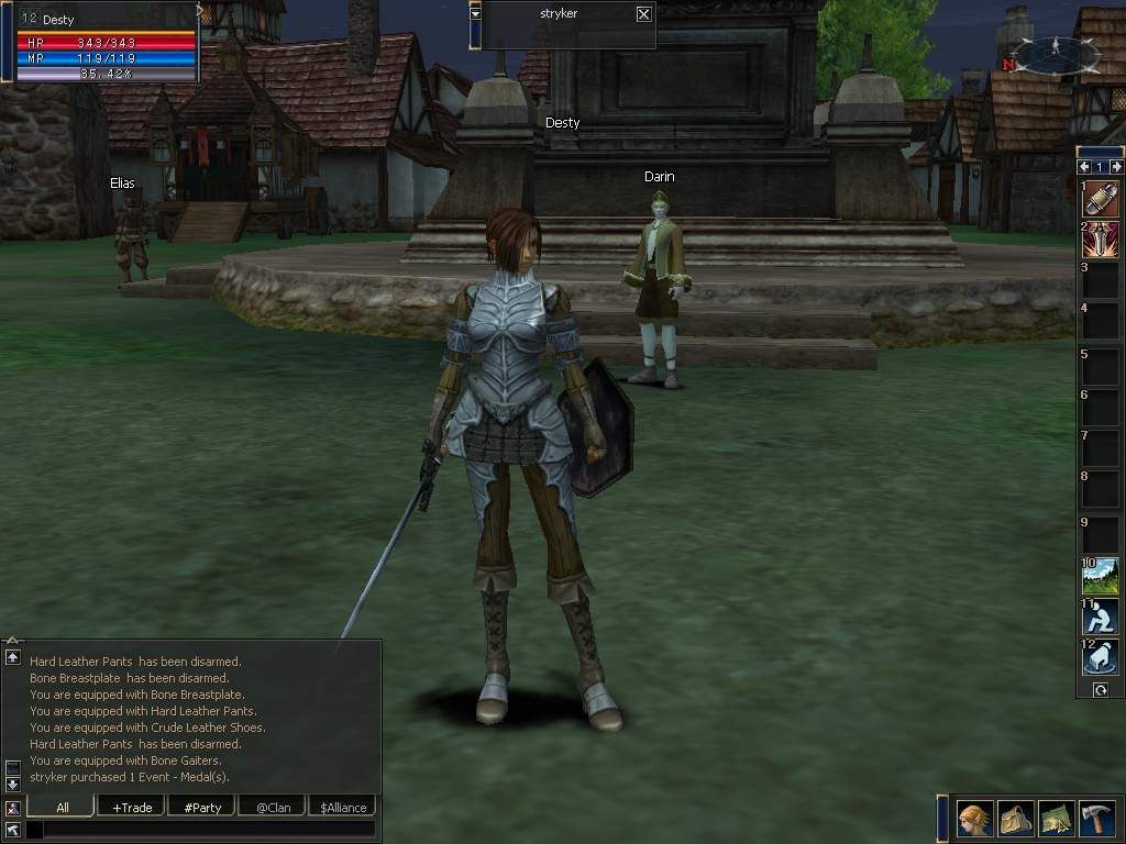Lineage II: The Chaotic Chronicle (Windows) screenshot: Nice armor