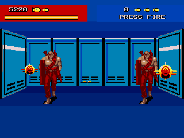 Line of Fire (Amiga) screenshot: Boss