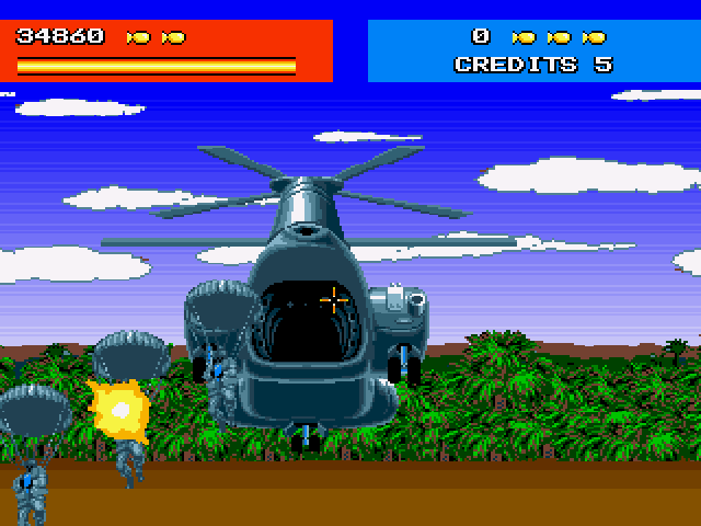 Line of Fire (Amiga) screenshot: Boss