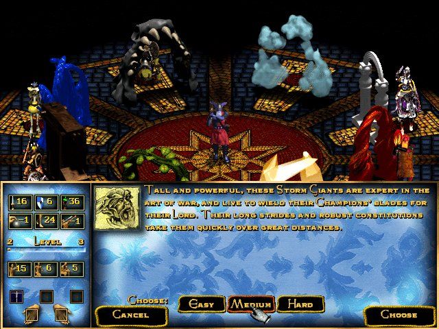 Lords of Magic (Windows) screenshot: The Lord of your people, based on your Leader and Faction choices.