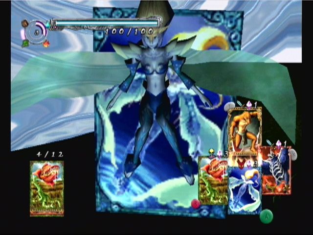 Lost Kingdoms (GameCube) screenshot: blue fairies help you regain strength