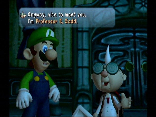 Luigi's Mansion (GameCube) screenshot: Professor E. Gadd