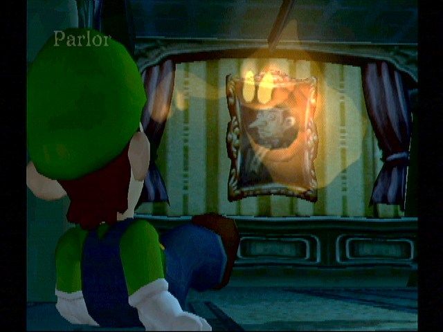 Luigi's Mansion (GameCube) screenshot: Ghost Suprise