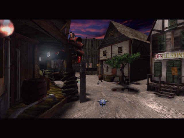 Zork: Grand Inquisitor (Windows) screenshot: Exploring the town of Port Foozle