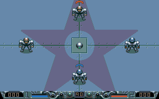 Speedball 2: Brutal Deluxe (Amiga) screenshot: Kick off