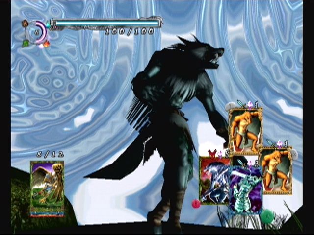 Lost Kingdoms (GameCube) screenshot: summon creatures into battle
