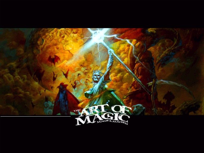 Magic & Mayhem: The Art of Magic (Windows) screenshot: Title screen.