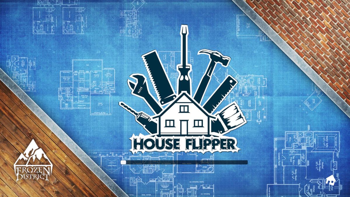 House Flipper (Windows) screenshot: Title screen