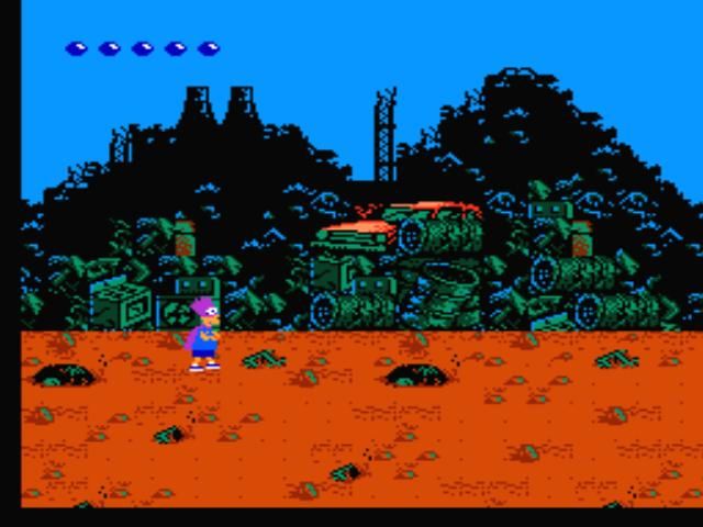 Screenshot of The Simpsons: Bartman Meets Radioactive Man