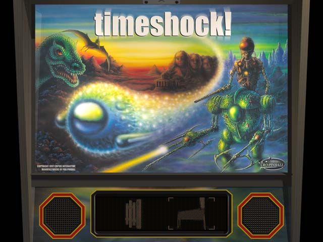 Pro Pinball: Timeshock! (DOS) screenshot: The title