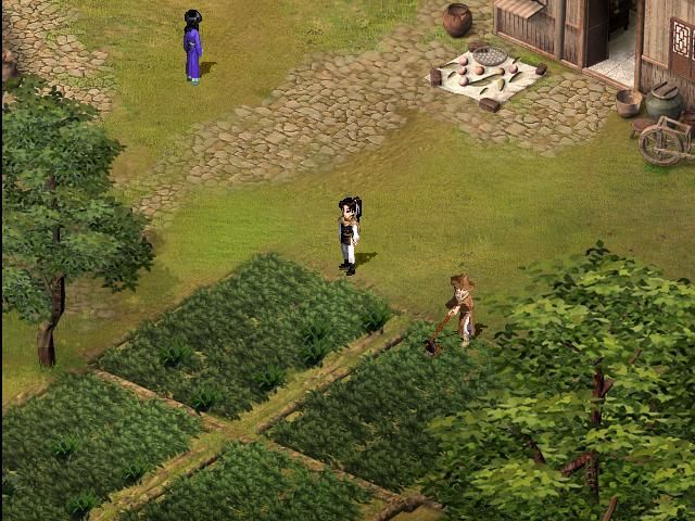Xin Xianjian Qixia Zhuan (Windows) screenshot: Simple Chinese workers