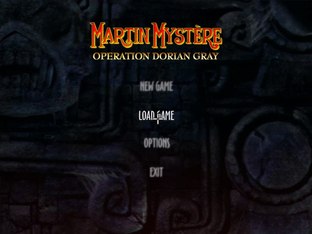 Crime Stories: From the Files of Martin Mystère (Windows) screenshot: Main Menu