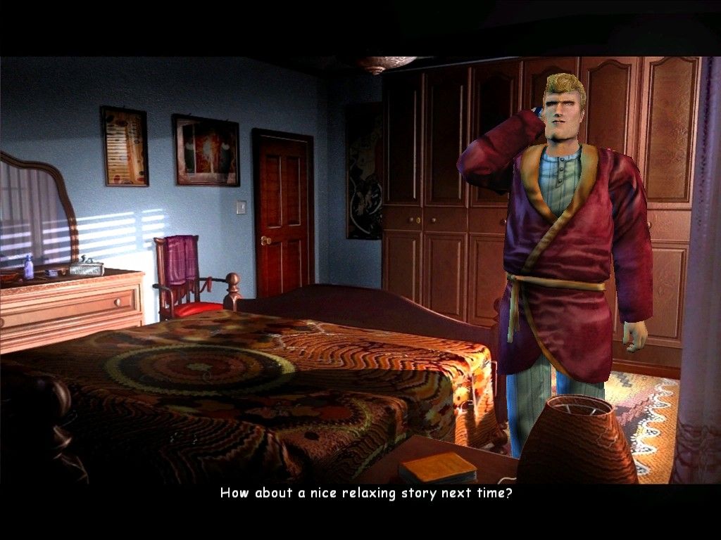 Crime Stories: From the Files of Martin Mystère (Windows) screenshot: Martin talking to his comic writer on the phone