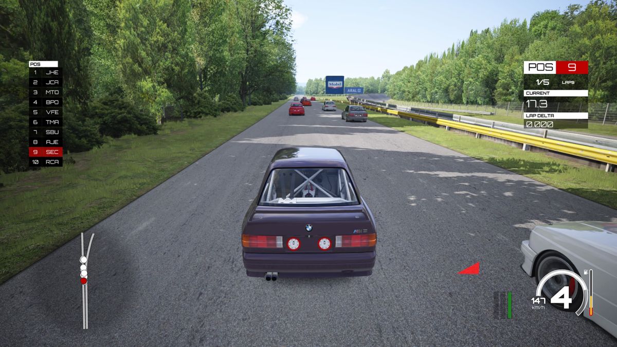 Assetto Corsa (PlayStation 4) screenshot: BMW race in progress