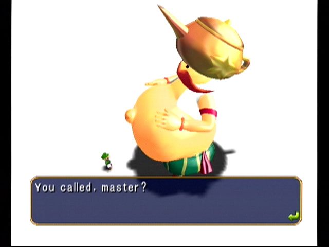Mario Party 4 (GameCube) screenshot: The genie of the lamp will bring your character to the next star