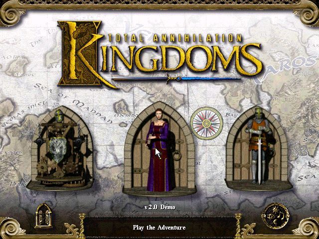 Total Annihilation: Kingdoms (Windows) screenshot: [Demo] Choose your path