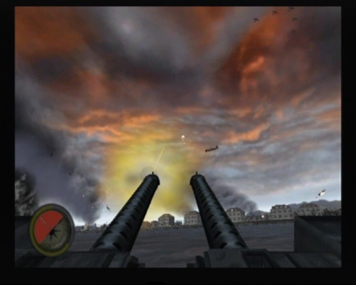 Medal of Honor: Rising Sun (GameCube) screenshot: Locking on to japanese Zero