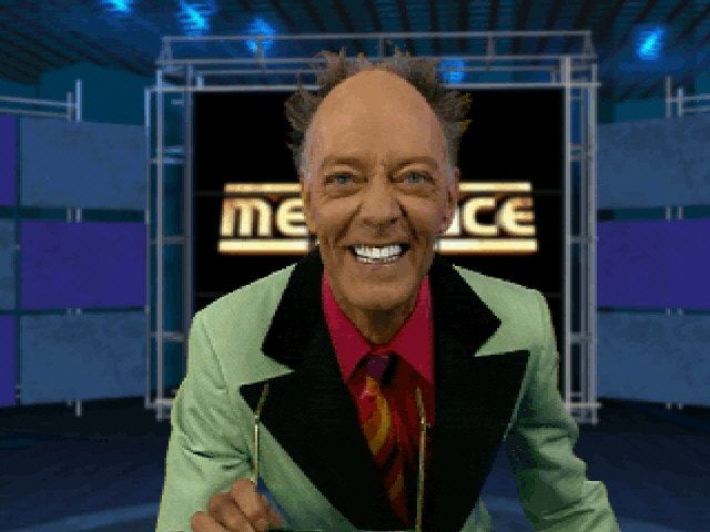 MegaRace 2 (DOS) screenshot: Lance Boyle gets in your face