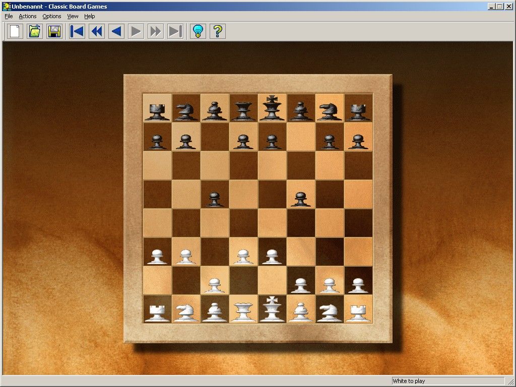 Microsoft Classic Board Games (Windows) screenshot: Chess
