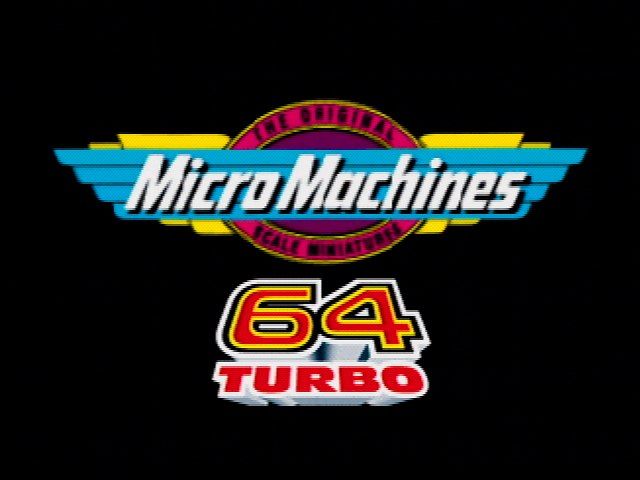 Micro Machines 64 Turbo (Nintendo 64) screenshot: Title Screen