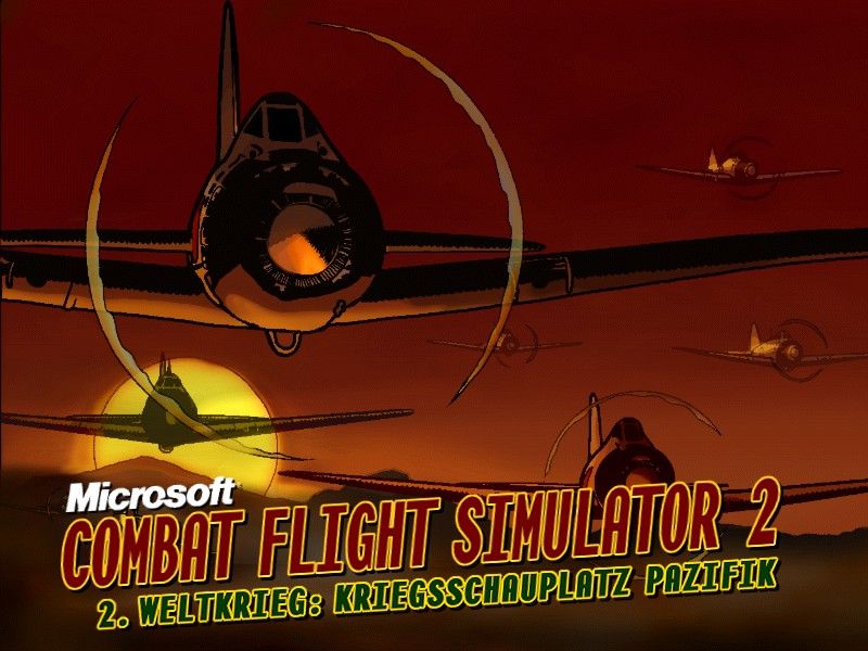 Microsoft Combat Flight Simulator 2: WW II Pacific Theater (Windows) screenshot: Title screen