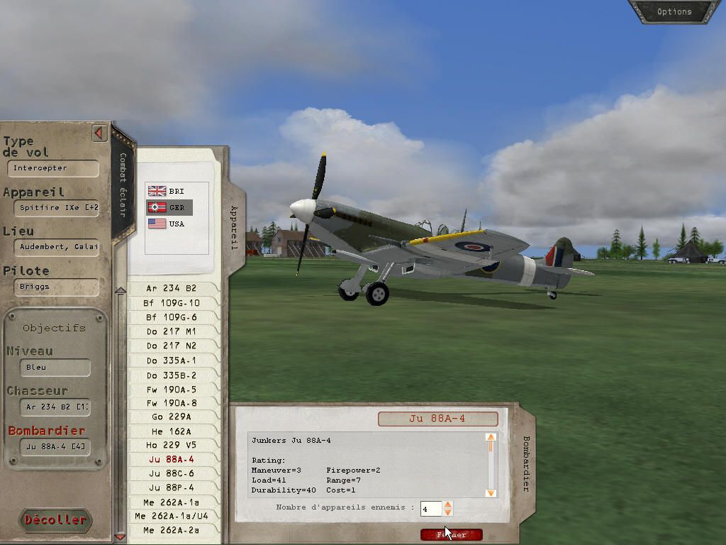 Screenshot of Microsoft Combat Flight Simulator 3: Battle for
