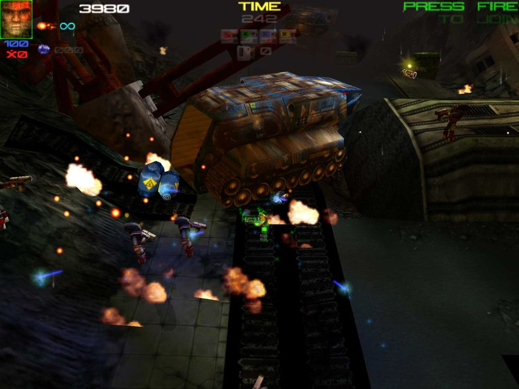 Expendable (Windows) screenshot: Surrounded