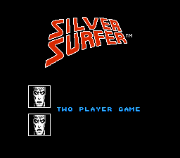 Silver Surfer (NES) screenshot: Menu Selection