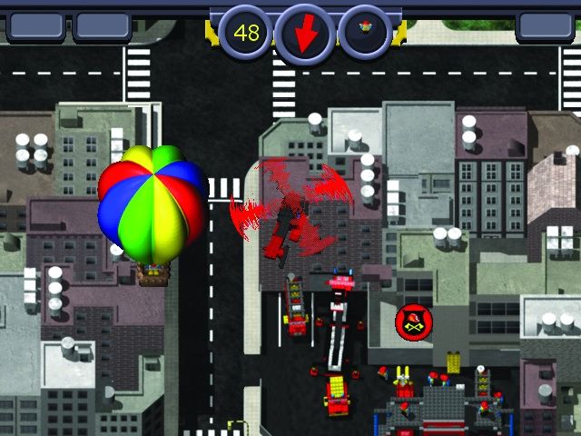 Mis Ladrillos Interactivo (Windows) screenshot: A shot from the "Alerta roja en Creatopia" game