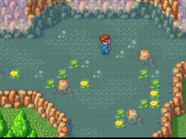 Secret of Mana (SNES) screenshot: Starting the game